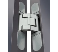 Дверная скрытая петля Cemom Moatti универсальная, 3D, 200x32/37 мм, 130 кг, CEM0130.01/MP