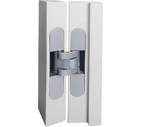 Дверная скрытая петля Cemom Moatti универсальная, 3D, 160x28 мм, 100 кг, сатинированный хром CEM0100.01/MP