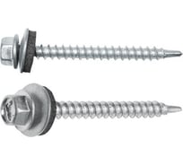 Кровельный саморез STARFIX 4,8x76 мм, цинк, шайба с прокладкой, PT1, 5 кг SMV1-83860-5