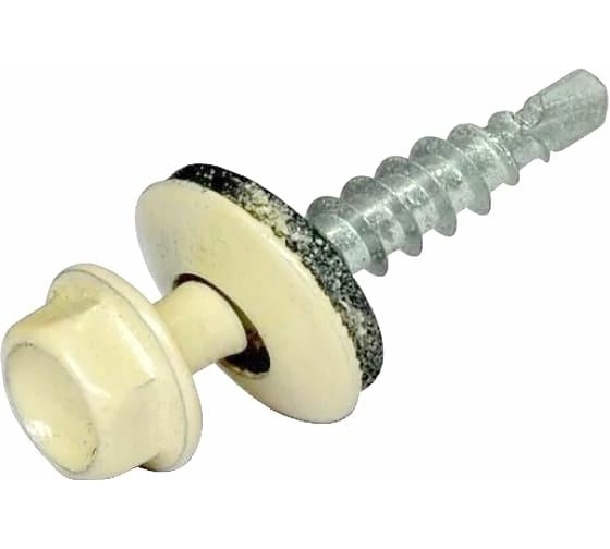 Кровельный саморез STARFIX 4.8x29 мм, цинк, PT1, RAL 1015, 200 шт. SMC2-56041-200 1
