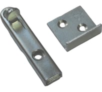 Накладной шпингалет с планкой ПАО «Завод «Буревестник» сталь, цвет цинк 79725 55450