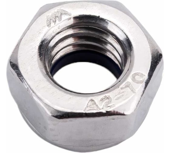 Гайка со стопорным кольцом STARFIX М6, нержавеющая сталь, DIN 985 SMZ1-45459-10