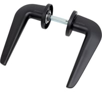 Дверная ручка PUERTO Макиато, серия SLIM, черный INAL 544-06 slim B