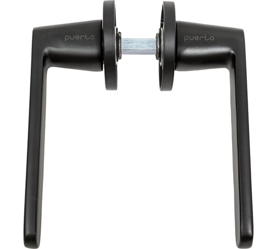 Дверная ручка PUERTO Фрапе, серия SLIM, черный INAL 545-06 slim B