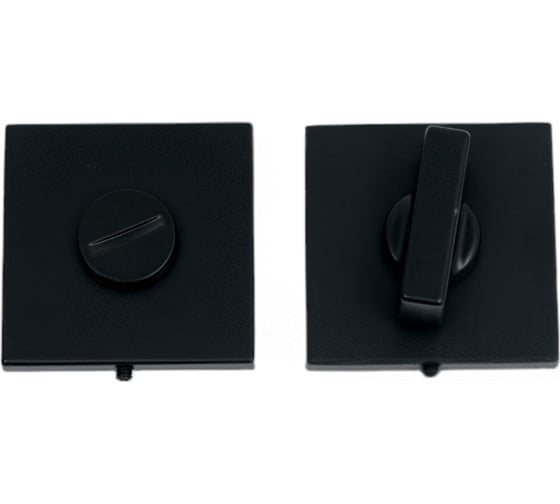 Завертка к ручкам PUERTO серия SLIM, черный INBK AL 03 slim B