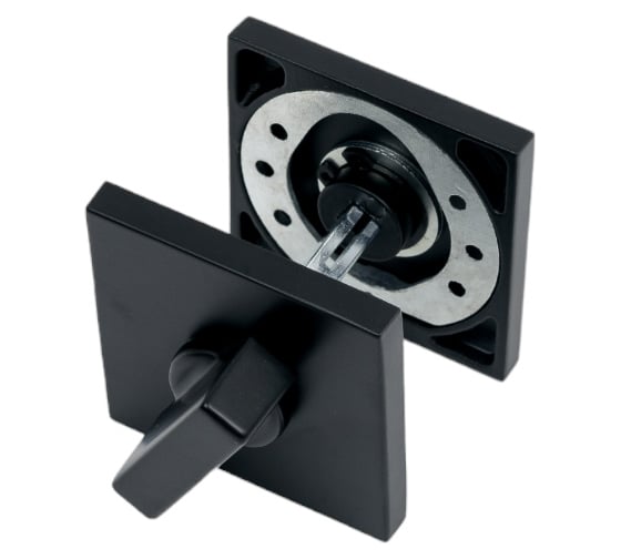 Завертка к ручкам PUERTO серия SLIM, черный INBK AL 03 slim B