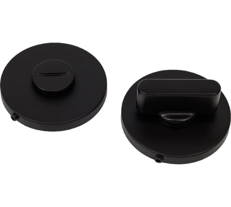 Завертка к ручкам PUERTO серия SLIM, черный INBK AL 06 slim B