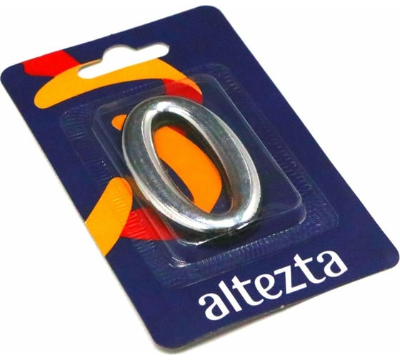 Дверная цифра Левша "0" ALTEZTA хром У4-9090.Х