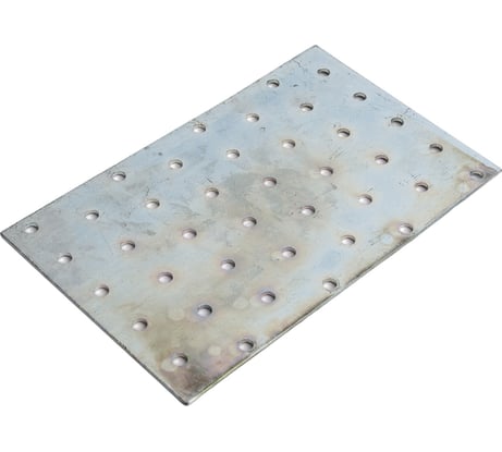 Крепёжная пластина ООО Металлист 100х160х2, цинк 530110016-010