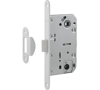 Врезная защелка с пластиковым язычком НОРА-М М13П-96 белый 18859