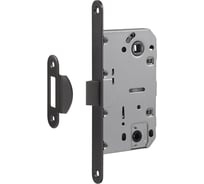 Врезная защелка с пластиковым язычком НОРА-М М13П-96 графит 18858