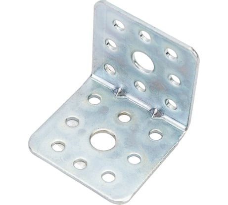 Крепёжный уголок ООО Металлист 40х40х40х1.5 мм, усиленный, цинк 530300040-10