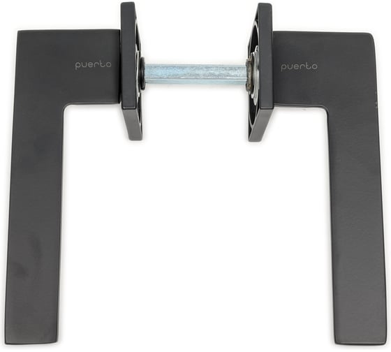 Дверная ручка PUERTO Латте, серия SLIM, черный INAL 543-03 slim B