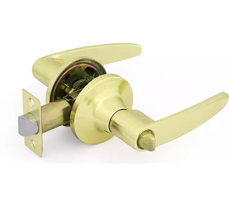 Ручка защелка Фабрика замков 3501E PB BK СТ-00000506