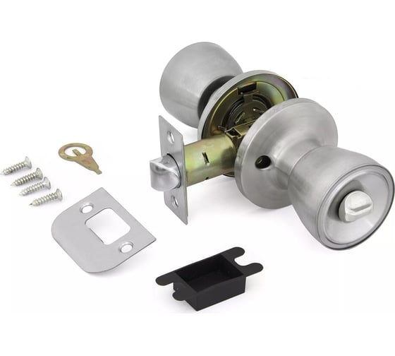 Ручка защелка Фабрика замков FZ 7072E SN BK СТ-00000248