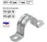 Металлическая 2-х лапковая скоба TDM ELECTRIC с внутренним d 21-22 мм, 10 шт. SQ0409-1016 2