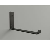 Кронштейны для полки ЭЛИМЕТ 220 мм, цвет черный, комплект 2 шт. БП-00002358