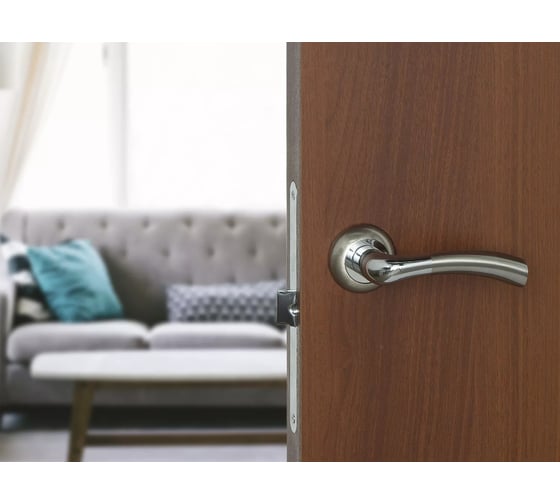 Дверная ручка Palladium A Brezza SN/CP 00012084