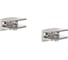 Кронштейн для крепления полок Dolle FLAC-Set 6-8 мм, стальной, 2 шт. 15750 1