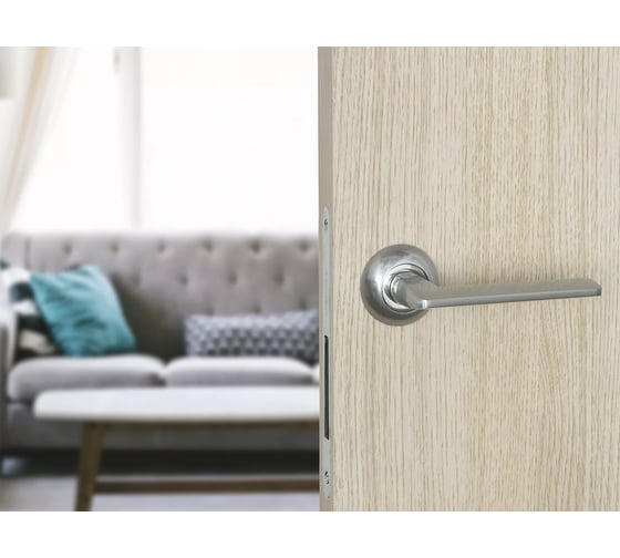 Дверная ручка Palladium Rasoio SC/CP СТ-00000597