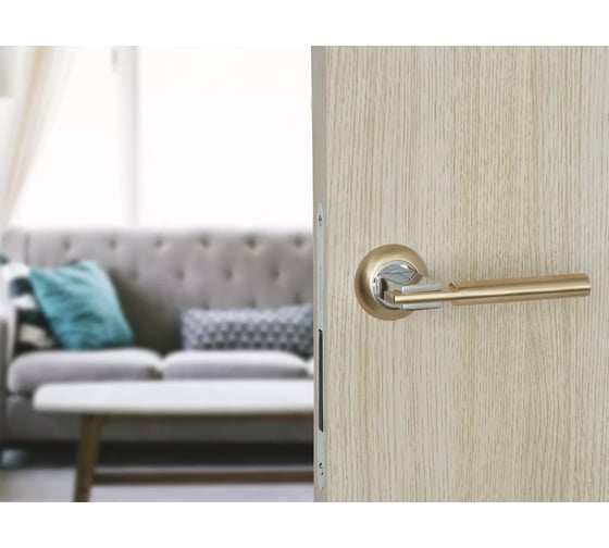 Дверная ручка Palladium A Rio SG/CP 00011336