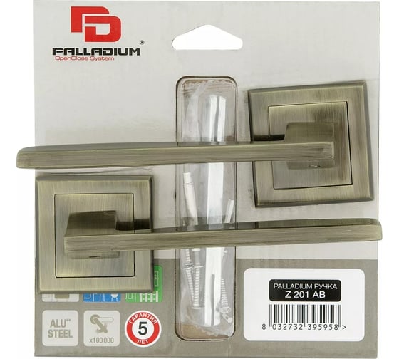 Дверная ручка Palladium Z 201 AB СТ-00000906