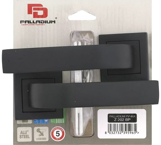 Дверная ручка Palladium Z 202 BP СТ-00000961