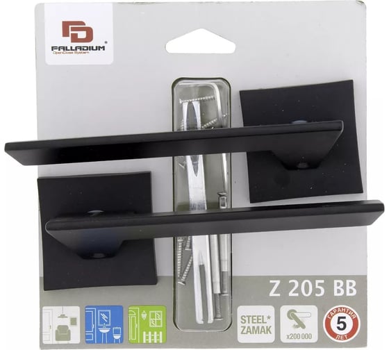 Дверная ручка Palladium Z 205 BB СТ-00001378