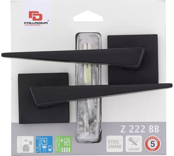 Дверная ручка Palladium Z 222 BB СТ-00001467