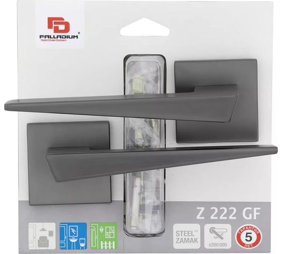 Дверная ручка Palladium Z 222 GF СТ-00001469