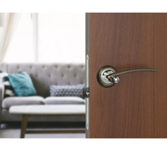 Дверная ручка Palladium Asolo AB/CP 00009387