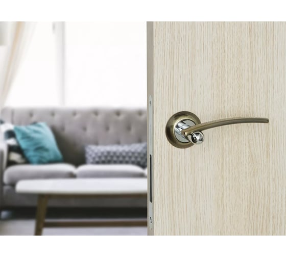 Дверная ручка Palladium Asolo AB/CP 00009387