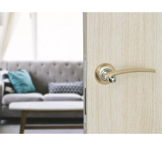 Дверная ручка Palladium Asolo SG/CP 00009388