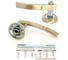 Дверная ручка Palladium Asolo SG/CP 00009388 2