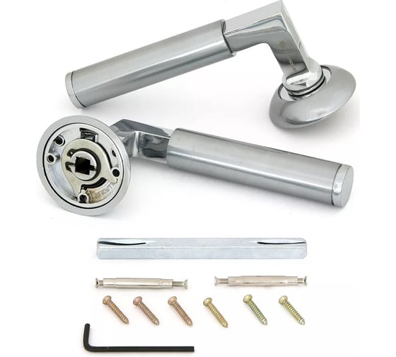Дверная ручка Palladium Scara SC/CP СТ-00000589