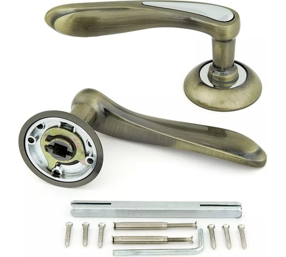 Дверная ручка Palladium Sofia AB/CP 00009402