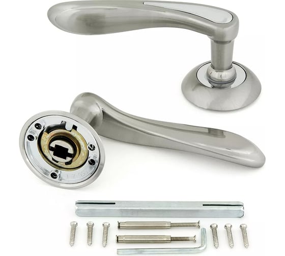 Дверная ручка Palladium Sofia SN/CP 00009400