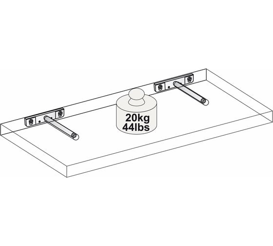 Технический кронштейн ТДВ FORMFIX d12x100 мм, гальванизированный 70377