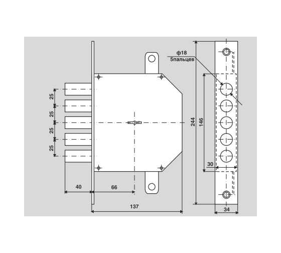 Врезной замок Class КЛАСС - GSSM-002 19098
