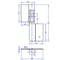 Гаражная петля на площадке Левша 140x20x29 правая У1-9201.Wп 2