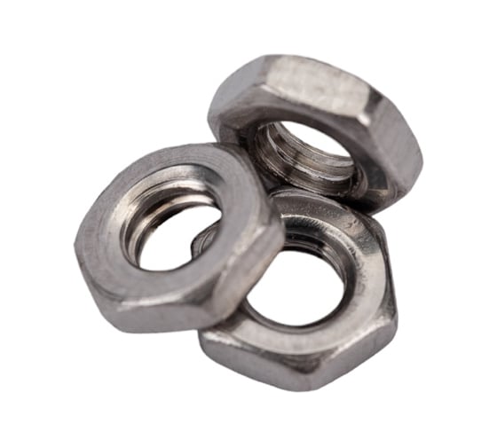 Шестигранная низкая гайка DINFIX DIN 439, нерж. A2, M4, 100 шт. 00-00002796