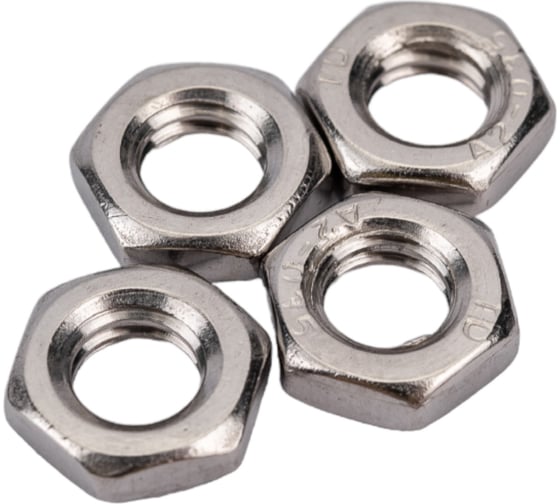 Шестигранная низкая гайка DINFIX DIN 439, нерж. A2, M6, 50 шт. 00-00002798