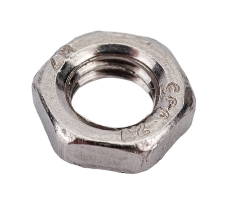 Шестигранная низкая гайка DINFIX DIN 439, нерж. A2, M5, 100 шт. 00-00002797
