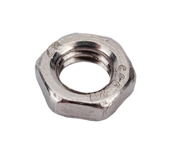 Шестигранная низкая гайка DINFIX DIN 439, нерж. A2, M5, 100 шт. 00-00002797 1