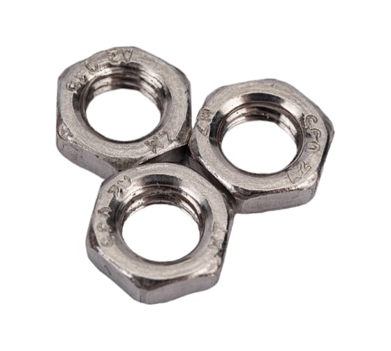 Шестигранная низкая гайка DINFIX DIN 439, нерж. A2, M5, 100 шт. 00-00002797