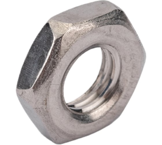 Шестигранная низкая гайка DINFIX DIN 439, нерж. A2, M10, 10 шт. 00-00002800