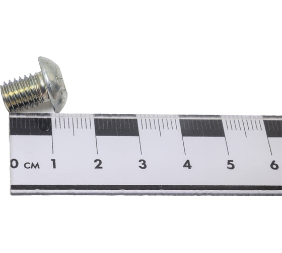 Винт ЦКИ ISO7380 М8x10 10.9 Ц., 100 шт. 23905