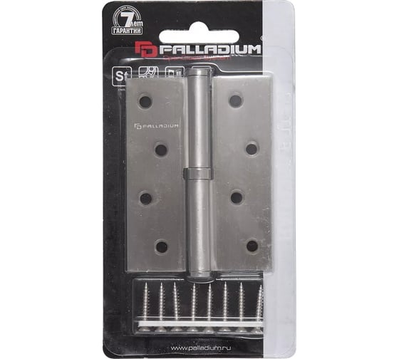 Дверная петля Palladium N 613-S-4" SN левая УТ-00000017