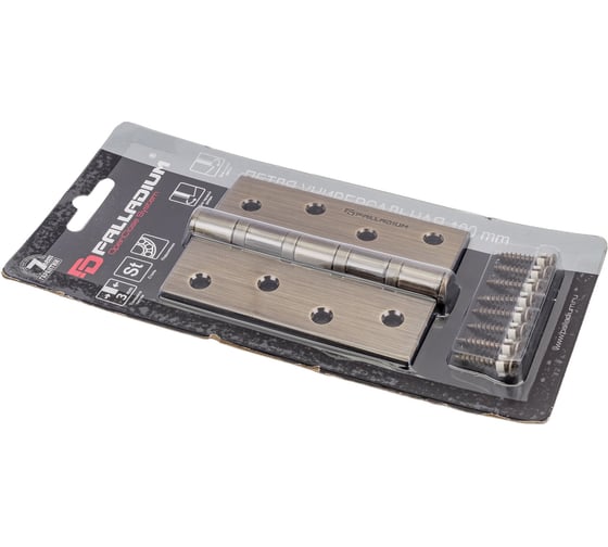 Универсальная дверная петля Palladium N 4BB-100 (3mm) AB 00010890