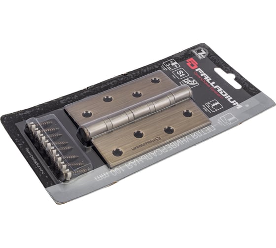 Универсальная дверная петля Palladium N 4BB-100 (3mm) AB 00010890